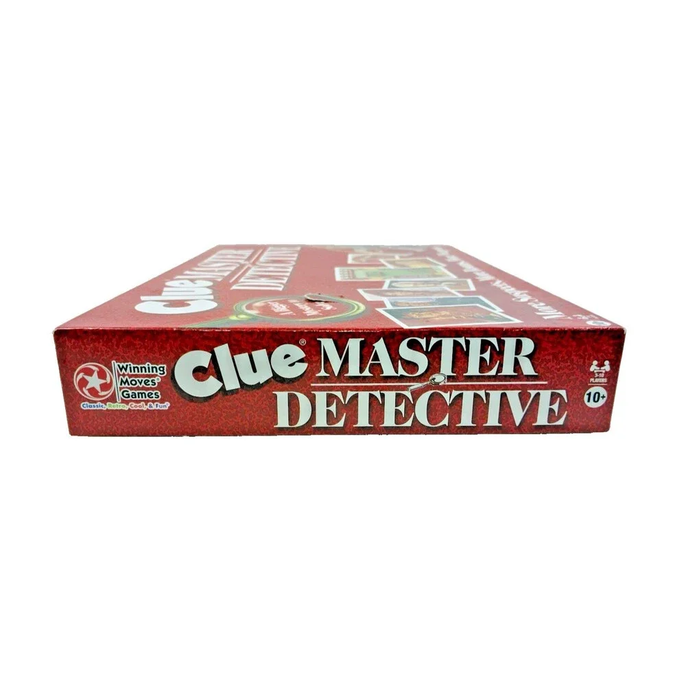 Clue Master Detective Classic Detective Winning Moves 2021 Board Game Complete